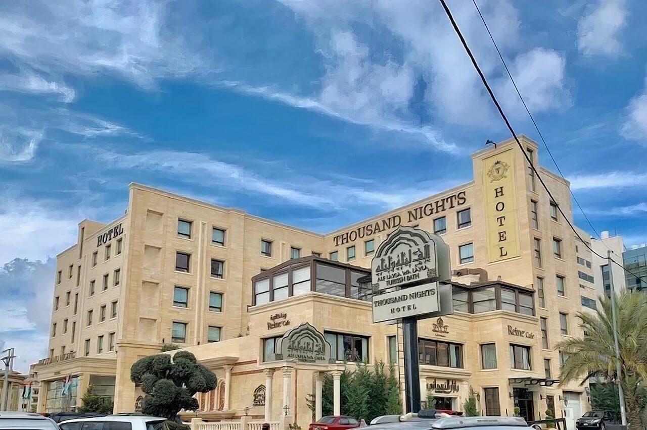 Thousand Nights Hotel Ammán Exteriér fotografie The hotel in 2019